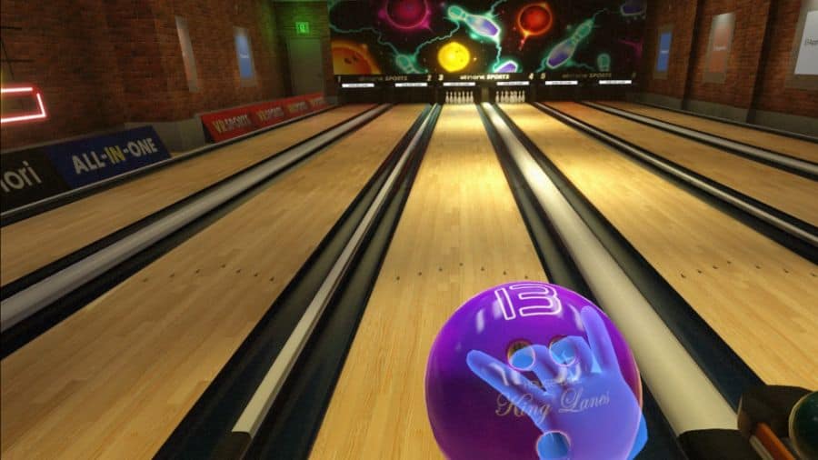 all in one sports vr bowling