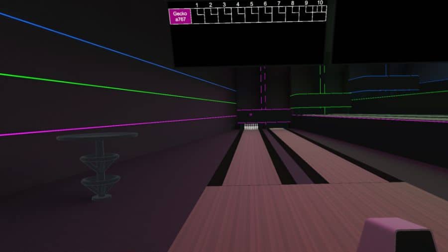 Bowling in VRChat