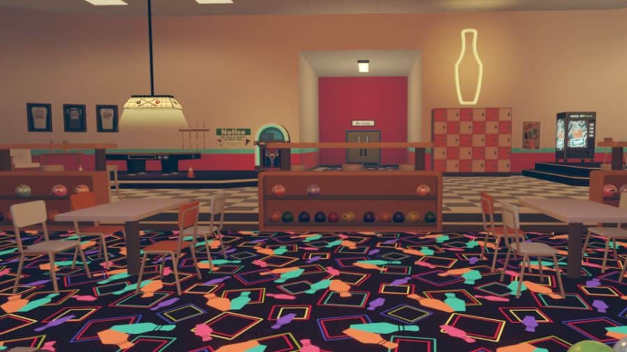 metaverse experience bowling in Rec Room VR