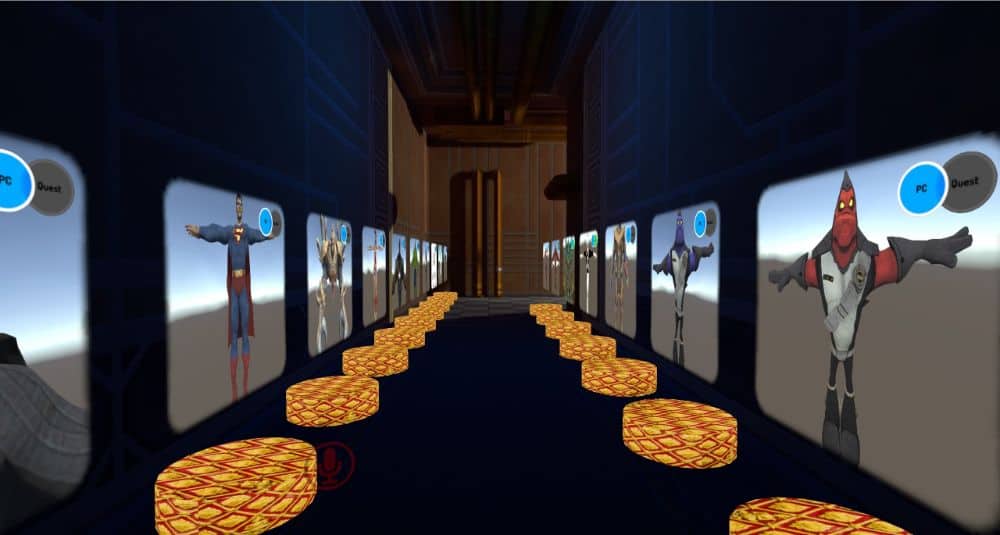 Big Al's Avatar Corridors VRChat avatar world