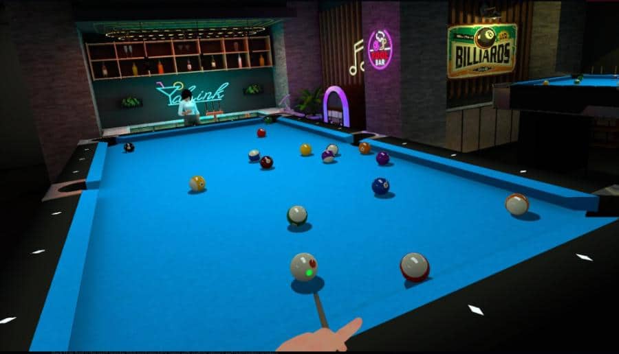 Best Social VR Pool Game for Quest 2 - Spark Ball Pool 