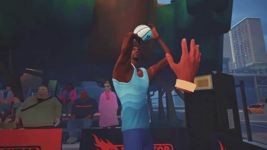 Blacktop Hoops VR basketball game