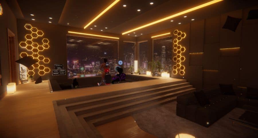 beautiful social space in VRChat