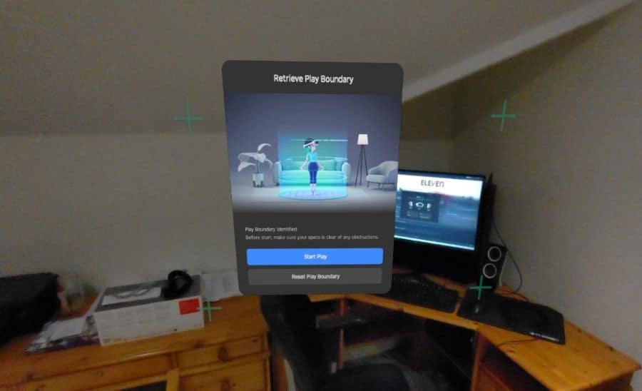 Color passthrough camera on the Pico 4 VR headset