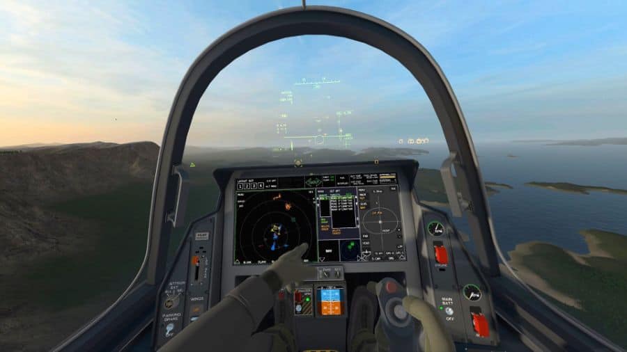 VTOL VR flight simulator