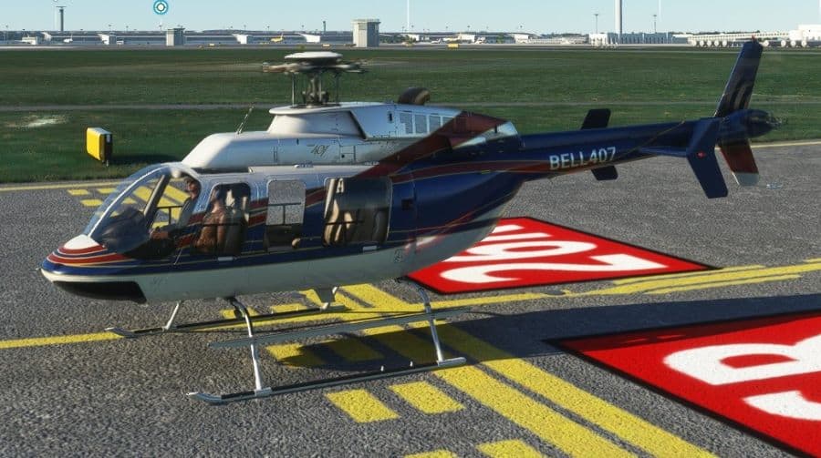 Microsoft Flight simulator VR helicopter simulator