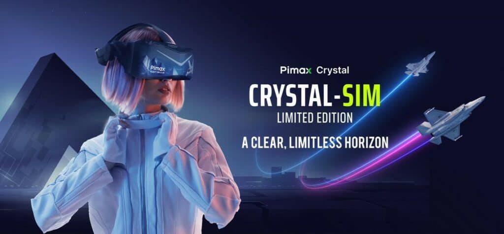 Pimax Crystal-Sim Limited Edition VR headset announcement